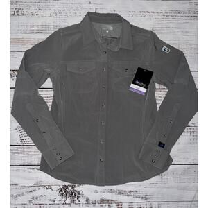 NEW Irideon Aspen Trail Shirt Long Sleeve Button Up Shirt‎ Equestrian Size S